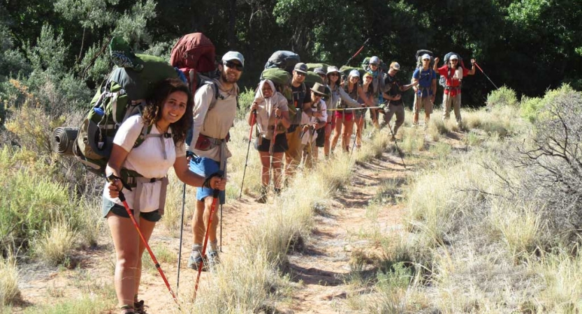 adults only backpacking trip in the southwest